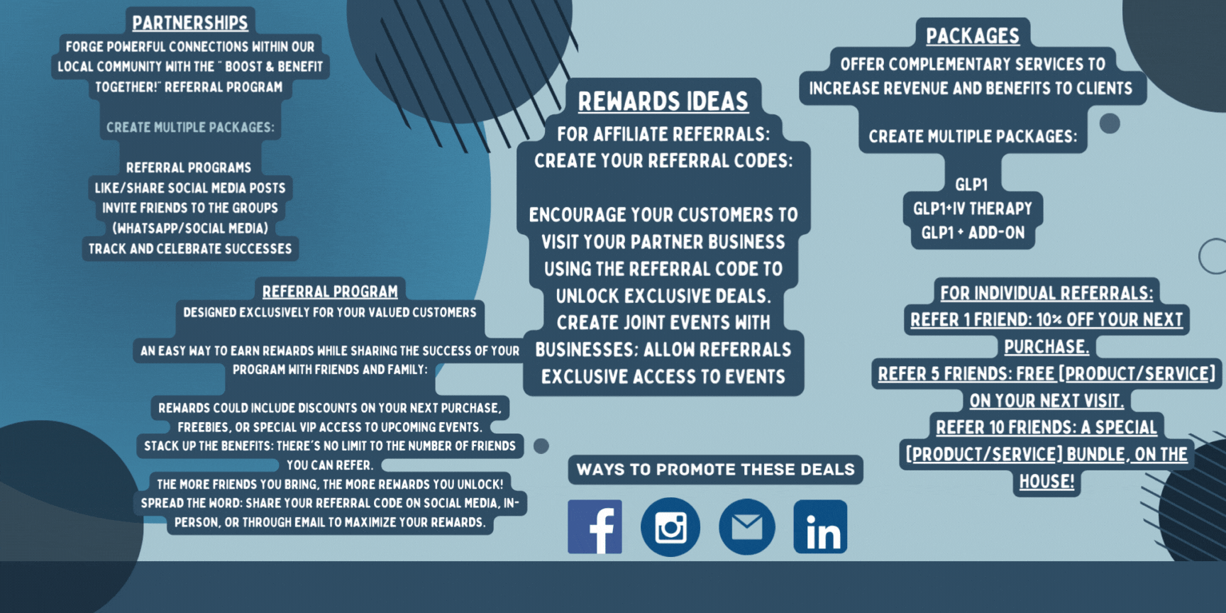 Referral Program Designed exclusively for your valued customers An easy way to earn rewards while sharing the success of your program with friends and family Rewards could include discounts on you-1 Referral Program Designed exclusively for your valued customers An easy way to earn rewards while sharing the success of your program with friends and family Rewards could include discounts on you-1
